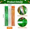 2 Pack 3.2ft x 9.8ft St. Patrick's Day Metallic Foil Fringe Curtain, Green Silver Orange Tinsel Curtains Streamer Large Photo Booth Props Backdrops for Irish Festive Wall Indoor Outdoor Decorations